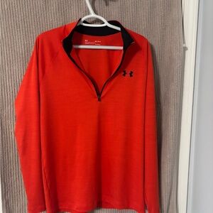 Under Armour Orange HeatGear Athletic Top